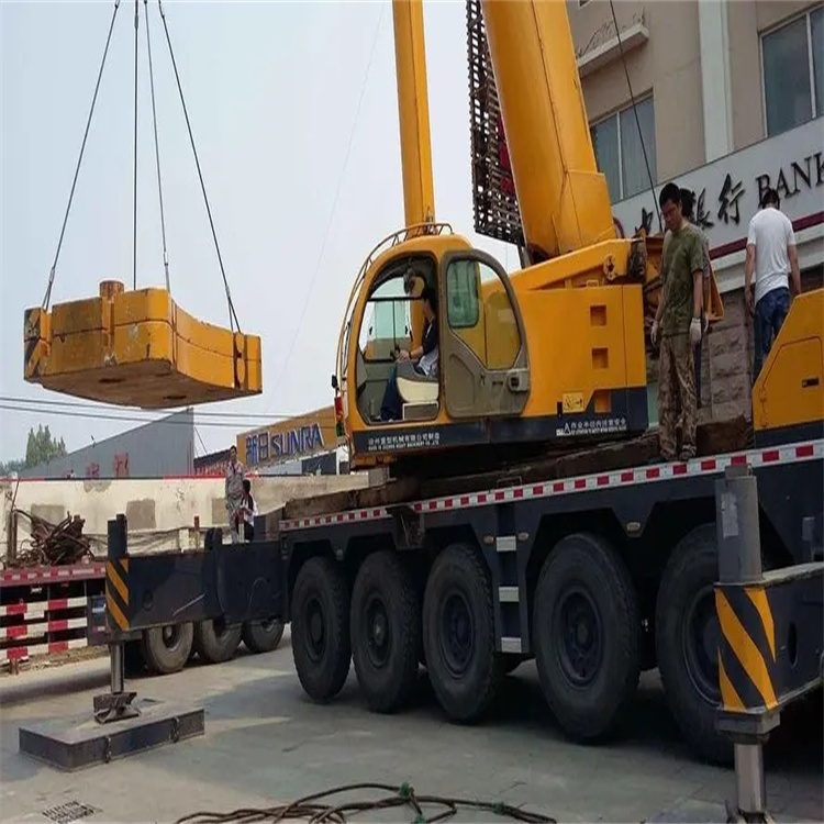 板桥镇当地吊车出租|机器吊装|75吨|工厂搬迁服务